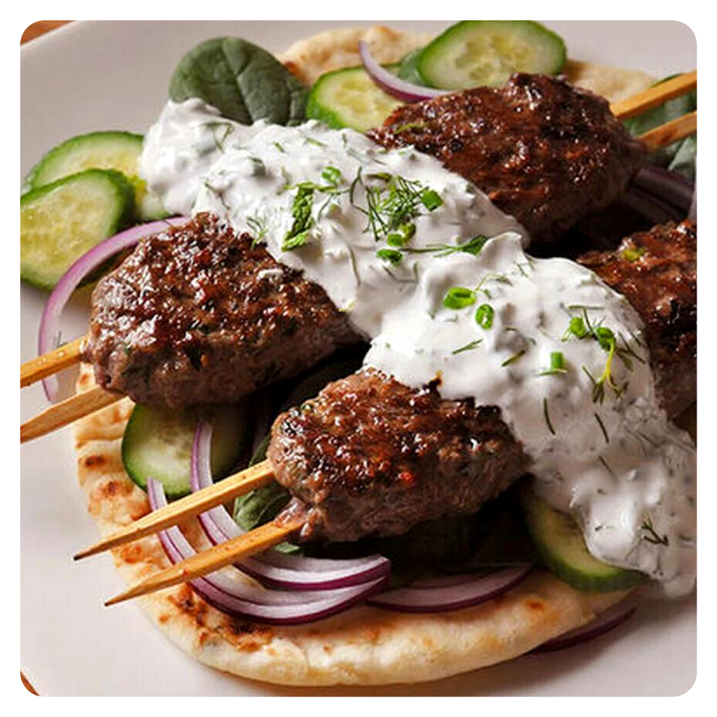 Greek Grilled Lamb Skewers (gf) – Ocean State Pepper Co.