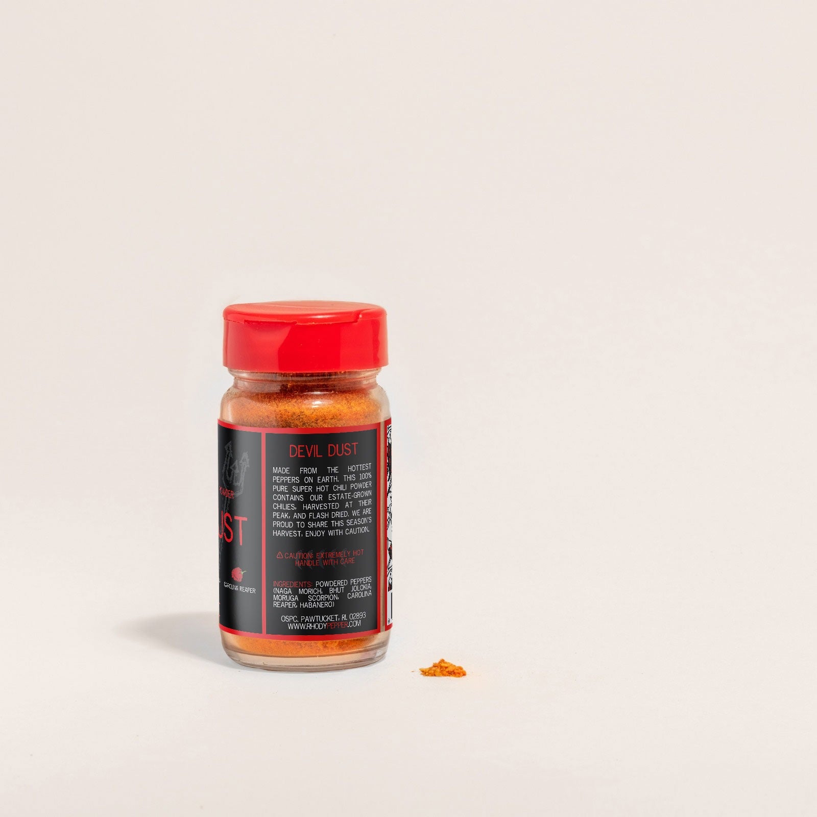 Small Spice Jar of Pure Ground Carolina Reaper Chile Pepper Powder